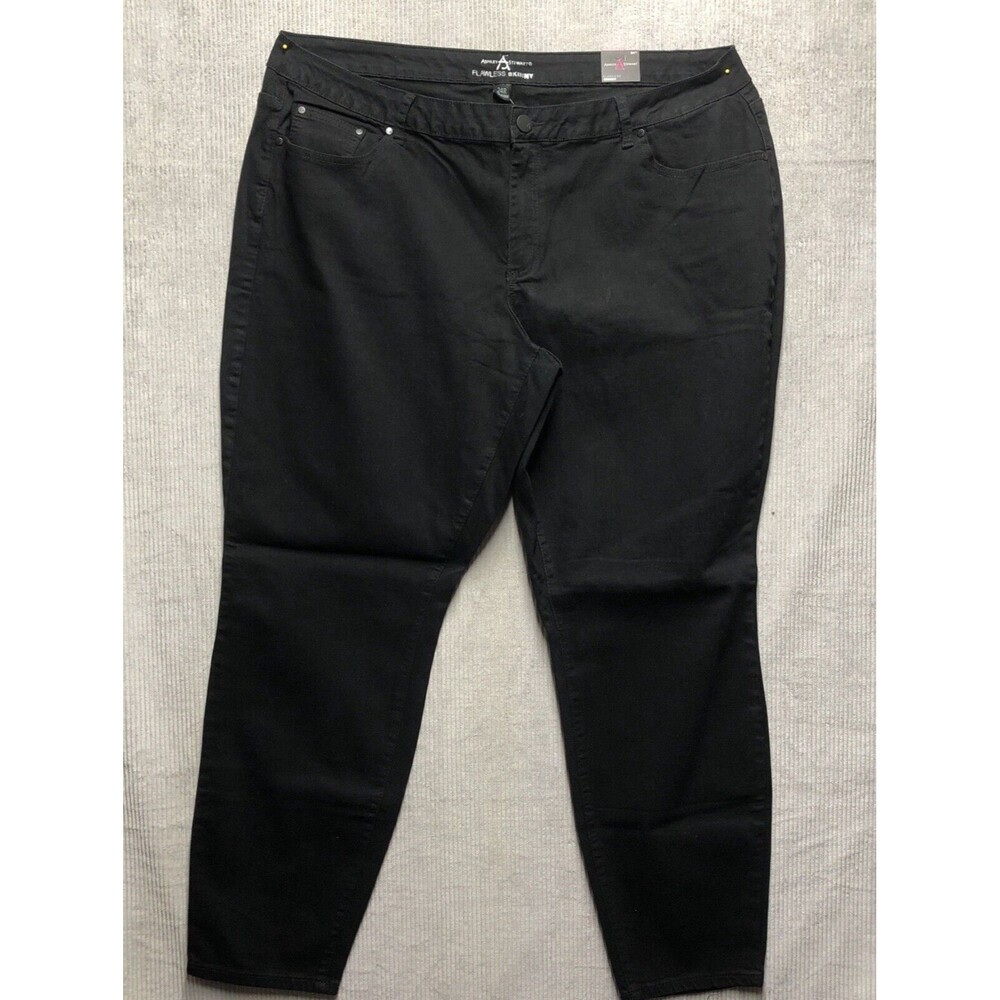 Ashley Stewart Flawless Skinny Size 24R Black NWT
